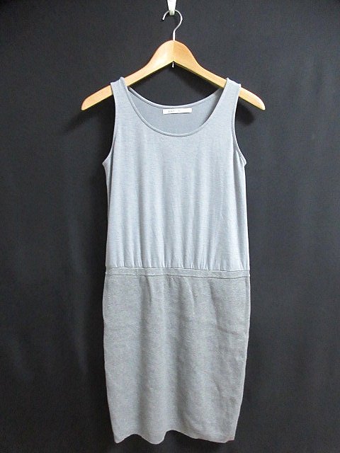 ブラック バイ マウジー Black By Moussy ワンピース ノースリーブ 切替 ニット タイト チャコールグレー Free レディース 139 ベクトルパーク