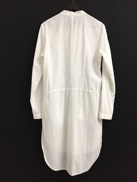 Misomber Nuan ノーカラー ロングシャツ 長袖 ポケット ホワイト 白 1 メンズ 140 ベクトルパーク