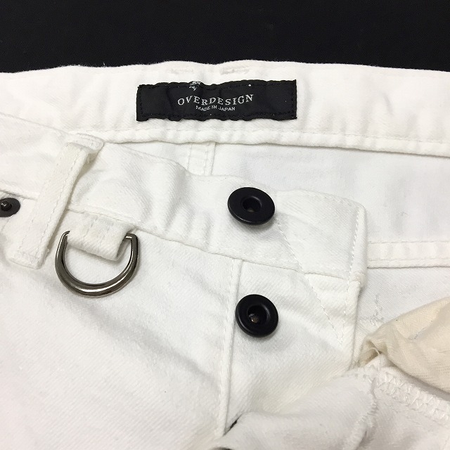 未使用品 オーバーデザイン OVER DESIGN 17SS クラッシュ スキニー 