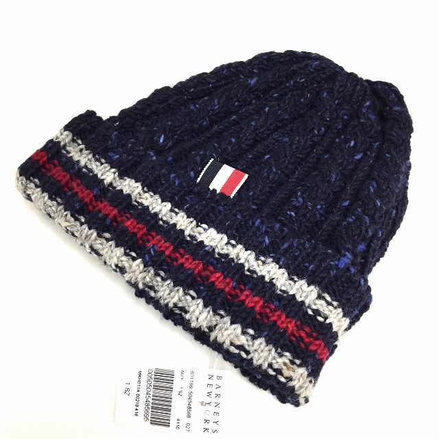 未使用品 トムブラウン THOM BROWNE 16AW 3本ライン ニット帽 ニット 