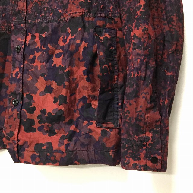 ストーンアイランド STONE ISLAND 切替 迷彩柄 シャツジャケット 長袖