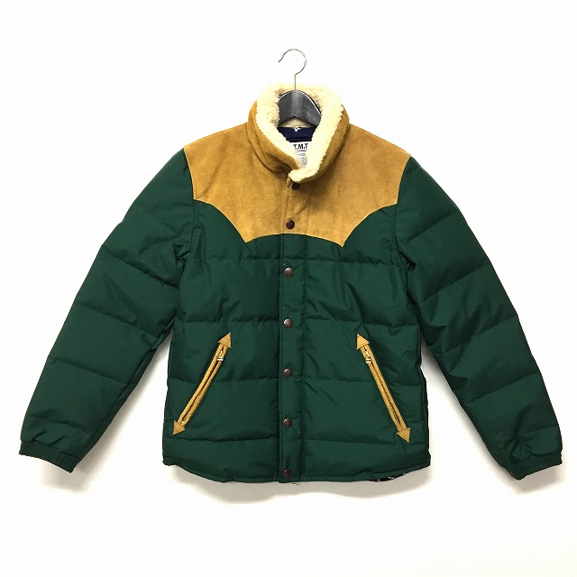 ティーエムティー TMT 15AW LEATHER COMBINATION DOWN JACKET レザー 