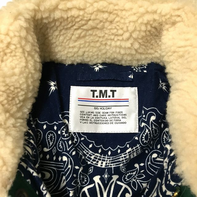 ティーエムティー TMT 15AW LEATHER COMBINATION DOWN JACKET ティーエムティー TMT 15AW LEATHER COMBINATION DOWN JACKET