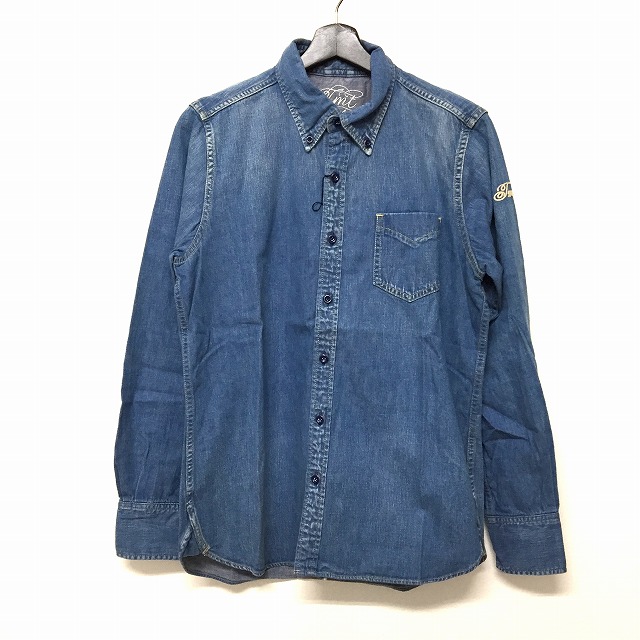 TMT REGULAR DENIM SHIRT INDIGO 眠い LIGHT M