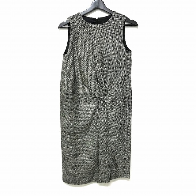 未使用品 マルタンマルジェラ Martin Margiela 1 ウール ツイード ワンピース ドレス ノースリーブ グレー 38 国内正規 レディース 140 ベクトルパーク