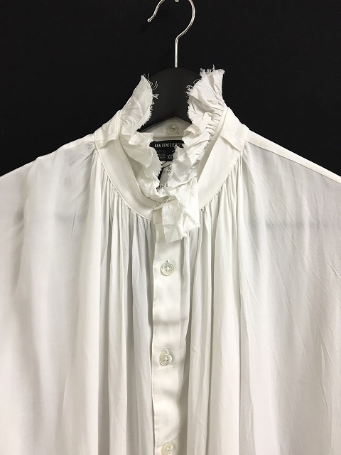 アンドゥムルメステール ANN DEMEULEMEESTER 17AW VITTORIO フリル 