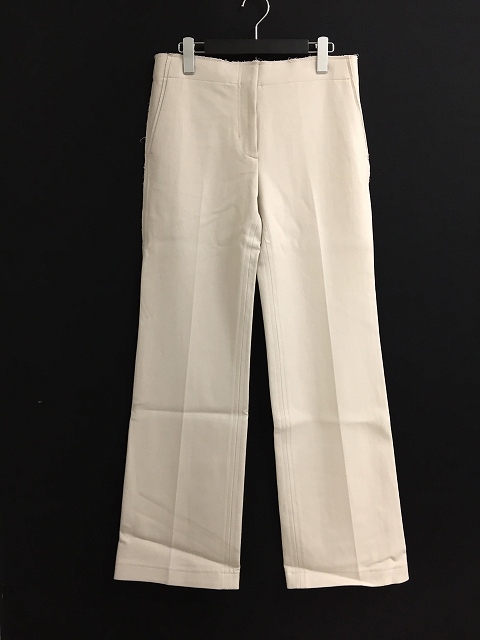ヘルムートラング HELMUT LANG 16SS ダメージ加工 ワイドレッグパンツ 