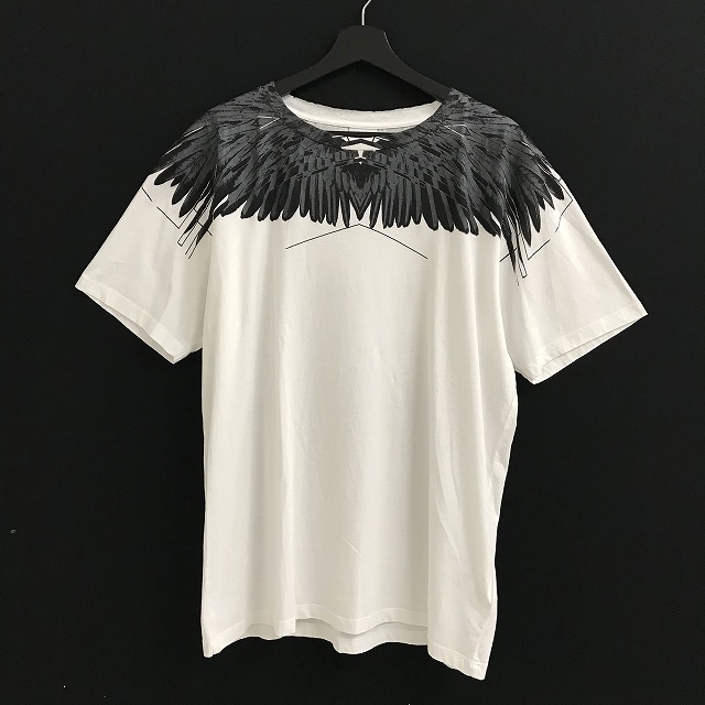 マルセロバーロン MARCELO BURLON フェザー 幾何学模様 プリント 半袖 