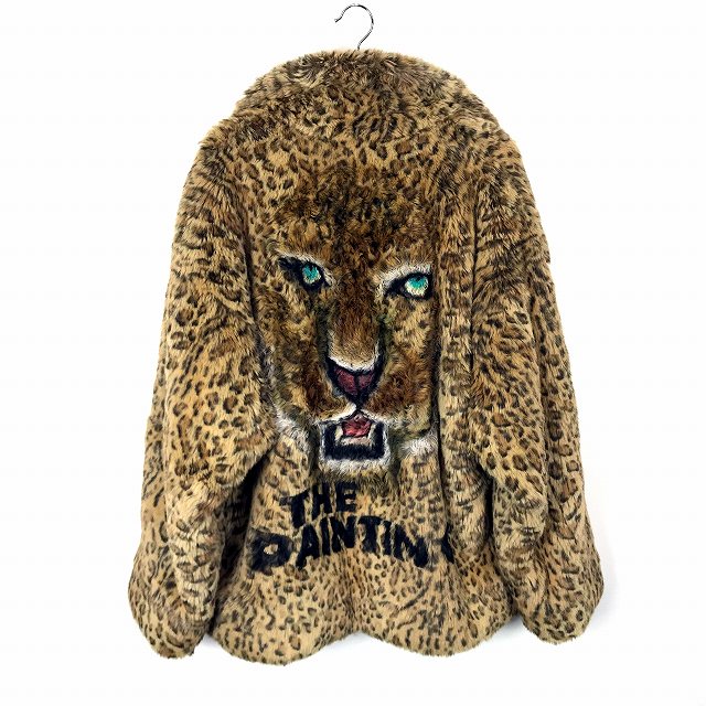ダブレット Doublet 18aw Animal Hand Painted Fur Jacket アニマル ハンドペイント ファージャケット キャメル 18aw04bl41 メンズ 140 ベクトルパーク