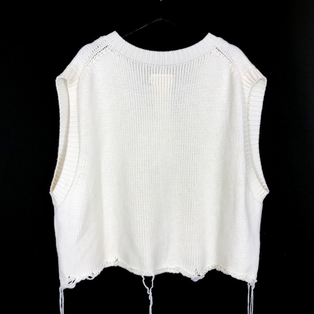 ダブレット doublet 18AW OVERSIZED BROKEN VEST オーバーサイズ 