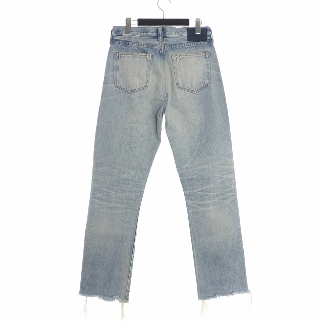 サイモンミラー Simon Miller セルビッチ カットオフ デニムパンツ ジーンズ ダメージ加工 M004 Ruri ライトインディゴ メンズ 140 ベクトルパーク