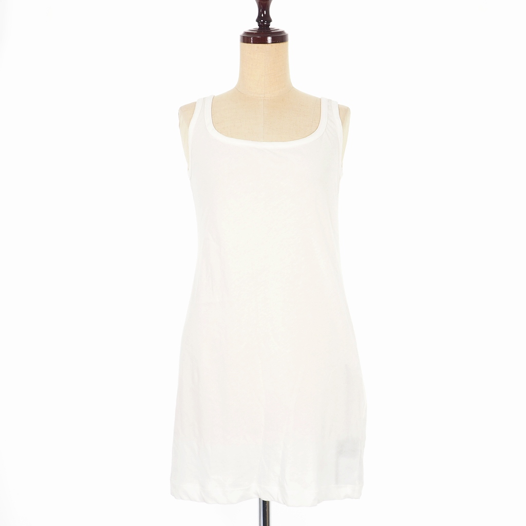 セブンルームス Sevenrooms ロング タンクトップ ノースリーブ カットソー 1 白 ホワイト 18sw134 メンズ 140 ベクトルパーク