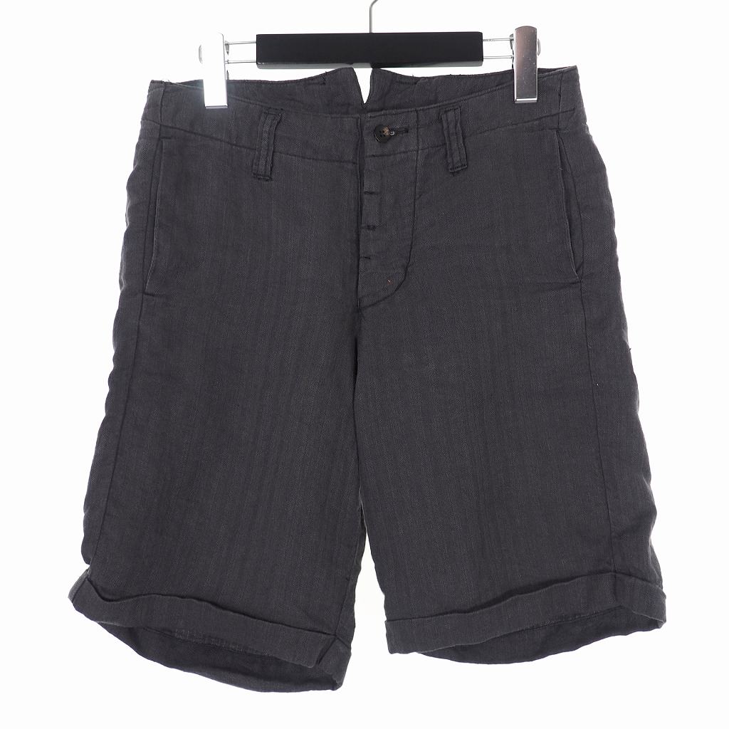 ザレターズ The Letters リネン ショートパンツ S グレー メンズ 140 ベクトルパーク