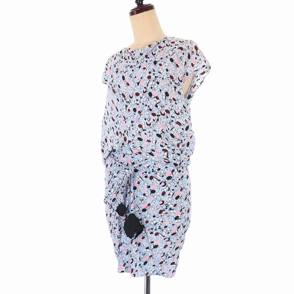未使用品 マルニ Marni シルク 花柄 プリント フレンチスリーブ ワンピース チュニック 半袖 リボン 38 ブルー 青 Ttmaw10x00 国内正規 レディース 140 ベクトルパーク 未使用品 マルニ Marni シルク 花柄 プリント フレンチスリーブ ワンピース チュニック 半袖 リボン 38 ブルー 青 Ttmaw10x00 国内正規 レディース 140 ベクトルパーク