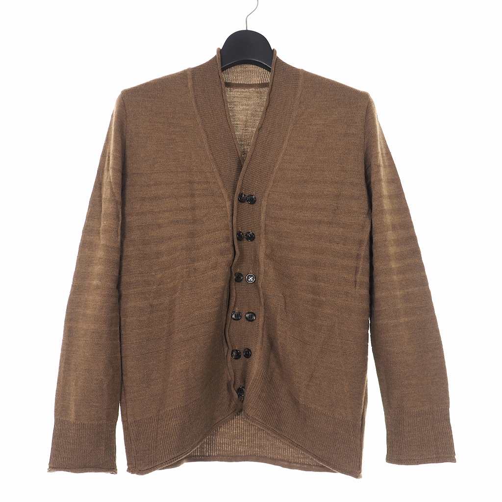 未使用品 キューエル マンションメーカー Ql Mansion Maker 16aw スタンダード ウール ニット カーディガン キャメル メンズ 140 ベクトルパーク