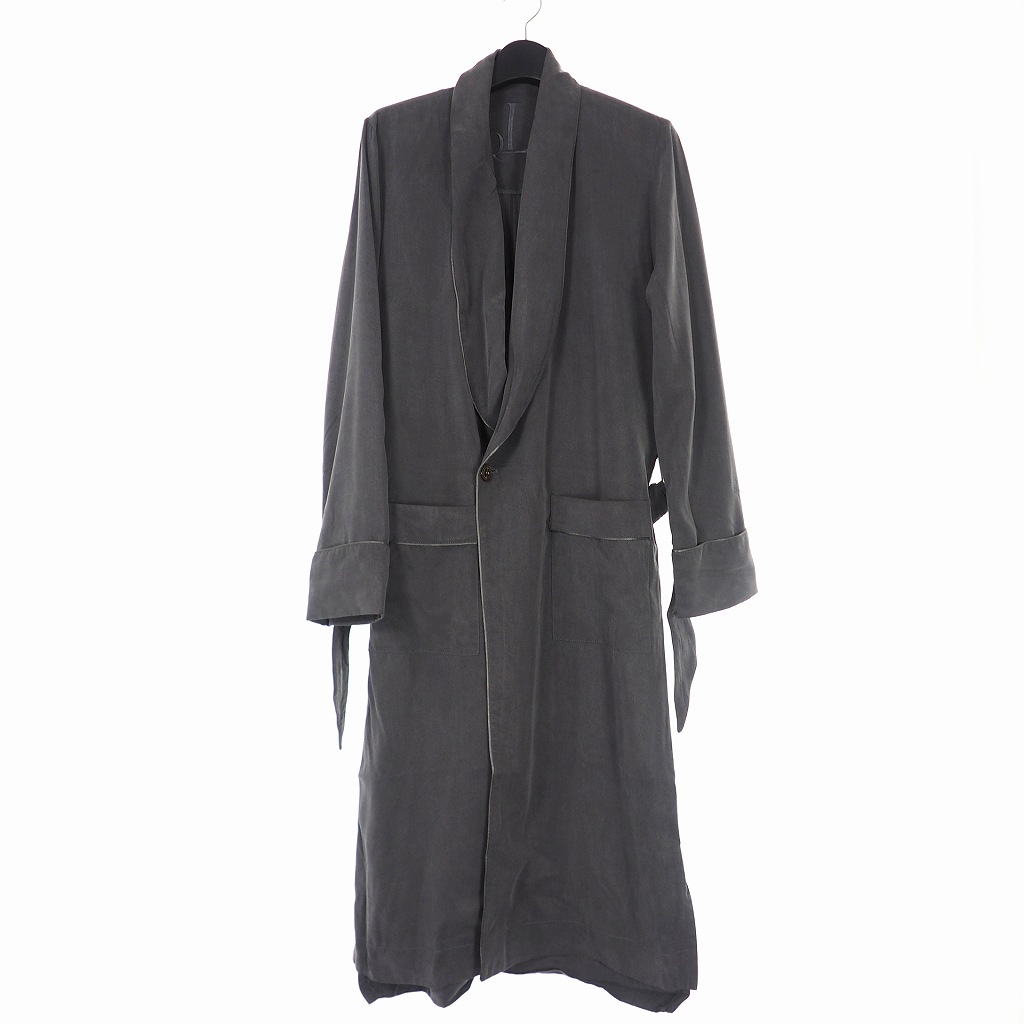 未使用品 キューエル マンションメーカー Ql Mansion Maker ガウンコート ロングカーディガン グレー メンズ 140 ベクトルパーク