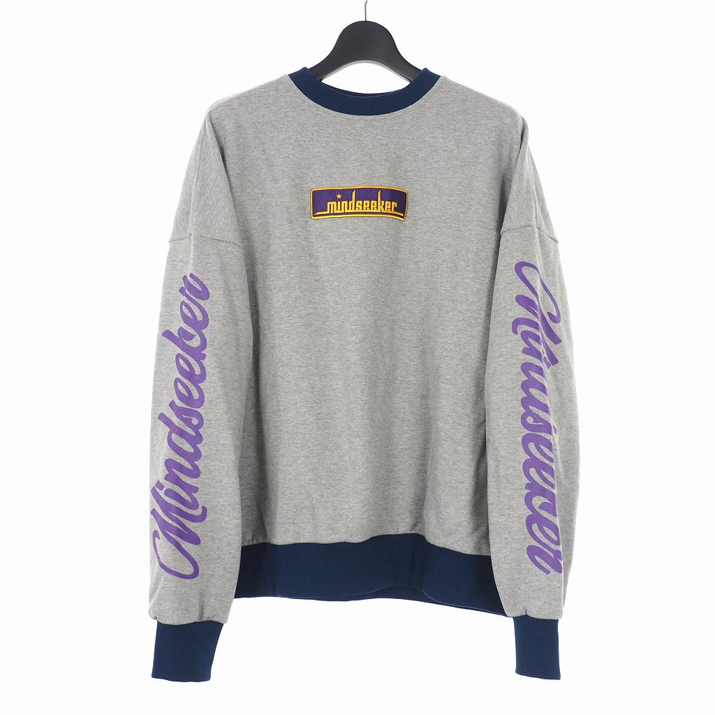 Mindseeker マインドシーカー ss ボックスロゴ オーバーサイズ スウェット グレー M メンズ 140 ベクトルパーク