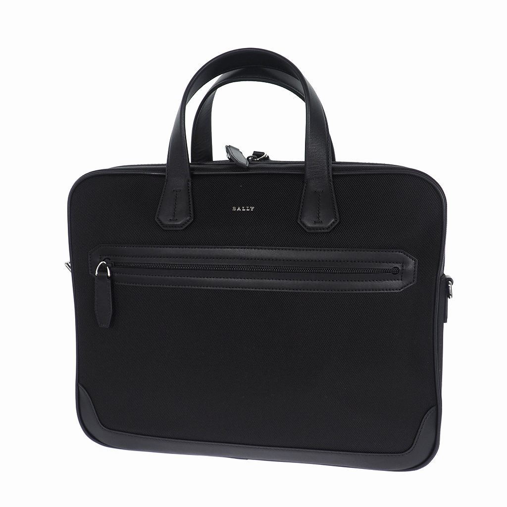 未使用品 バリー Bally Chandos Sm ナイロン 2way ビジネスバッグ ブリーフケース ショルダーバッグ ブラック 黒 メンズ 140 ベクトルパーク