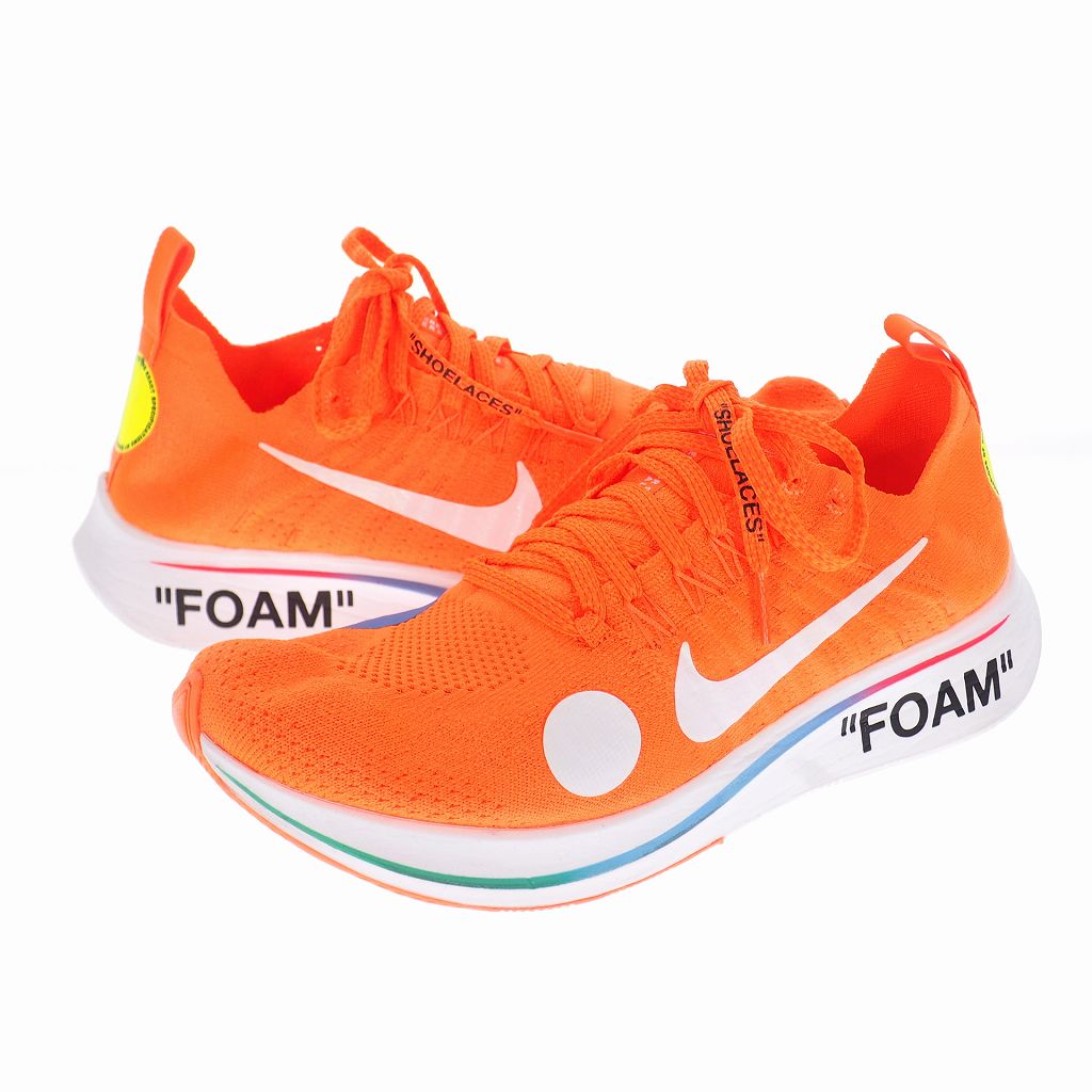 ナイキ Nike オフホワイト Off White Zoom Fly Mercurial Flyknit ズームフライ マーキュリアル フライニット スニーカー オレンジ Us7 25cm Ao2115 800 メンズ 140 ベクトルパーク