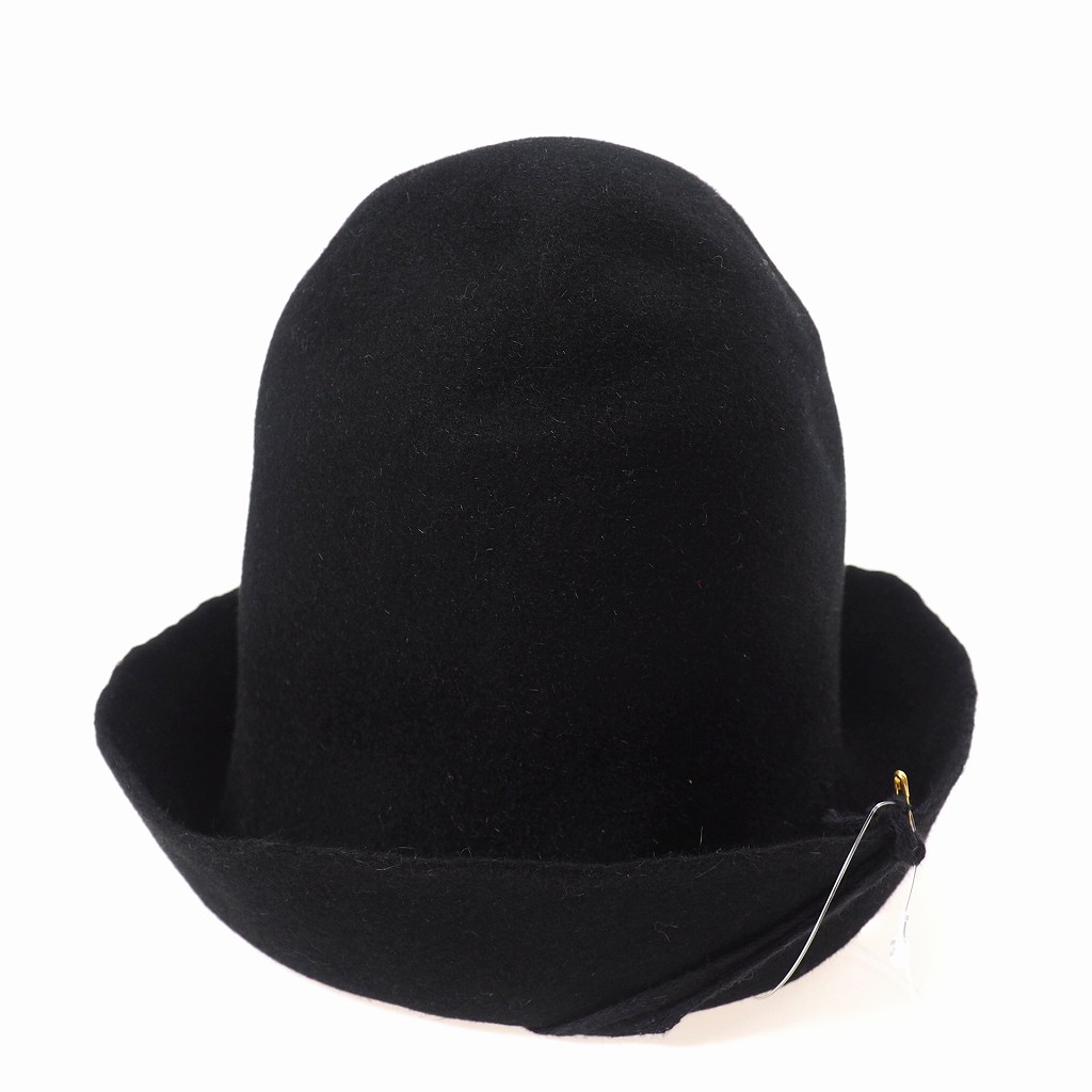 未使用品 レナードプランク Reinhard Plank 19aw Artista Lapin ウール ボーラー ハット 帽子 Size 13 ブラック 黒 Col 13 国内正規 メンズ 140 ベクトルパーク