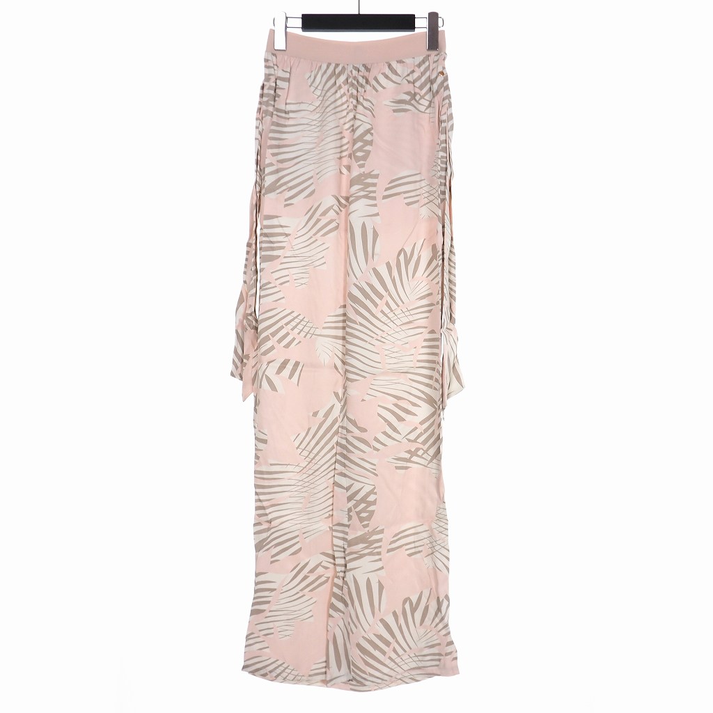 ディーゼル Diesel Pants ベルト付き プリント レーヨン パンツ 27 ピンク 00sww1 国内正規 レディース 140 ベクトルパーク