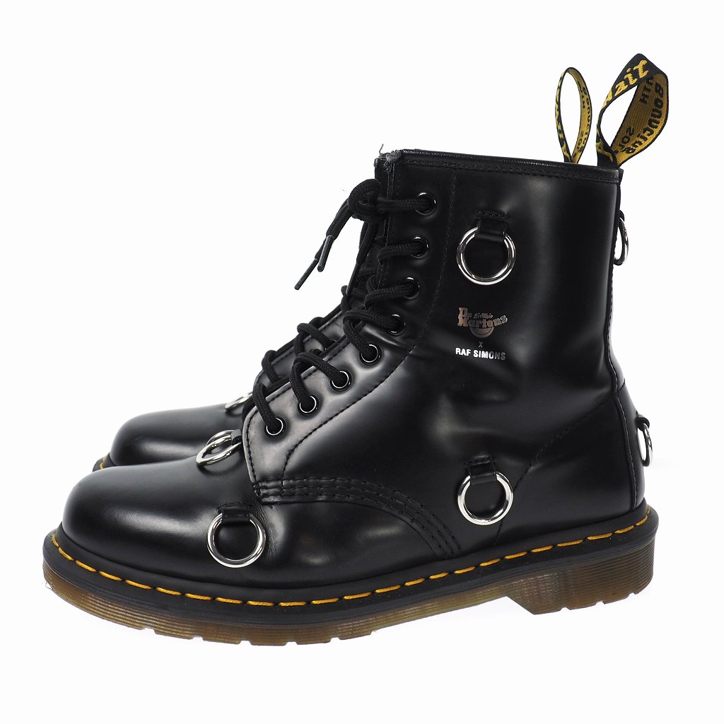 ラフシモンズ Raf Simons ドクターマーチン Dr Martens 1460 8ホールブーツ Uk7 25 5cm ブラック 黒 メンズ 140 ベクトルパーク