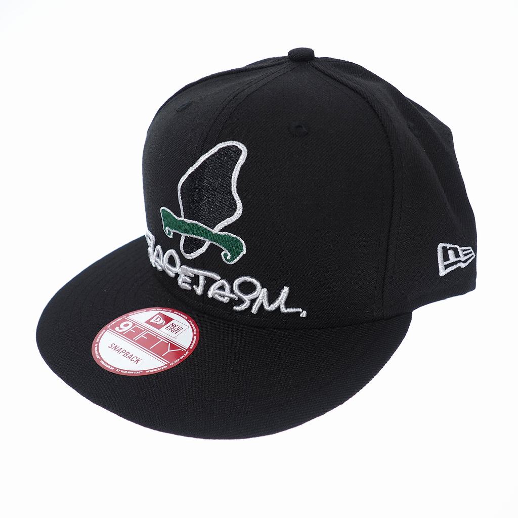 未使用品 ファセッタズム Facetasm ニューエラ New Era 9fifty スナップバック ロゴ 刺繍 ストレートキャップ 帽子 F ブラック 黒 Fy Cap 01 メンズ レディース 140 ベクトルパーク