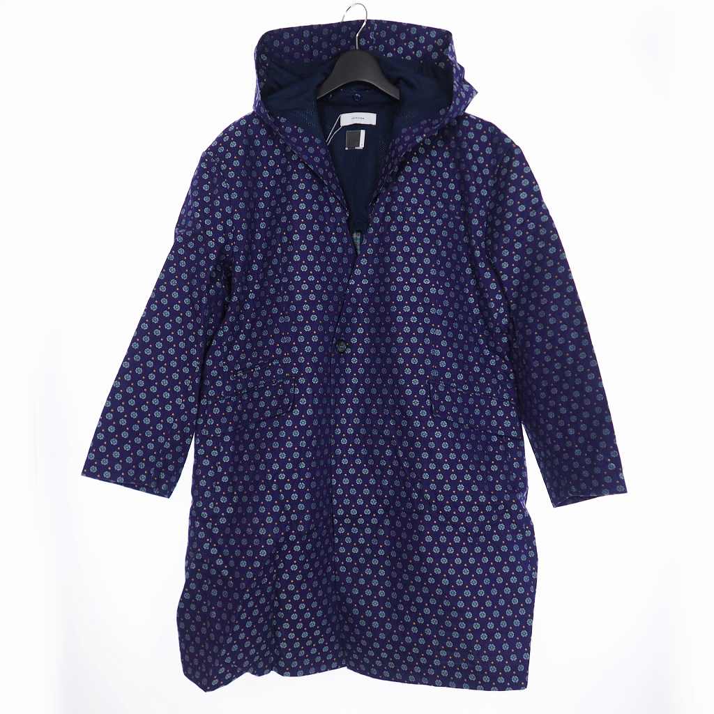 未使用品 ファセッタズム Facetasm 18ss 総柄 フーディ ジャケット ロング コート オーバーサイズ 4 パープル 紫 Rb Co M02 メンズ 140 ベクトルパーク