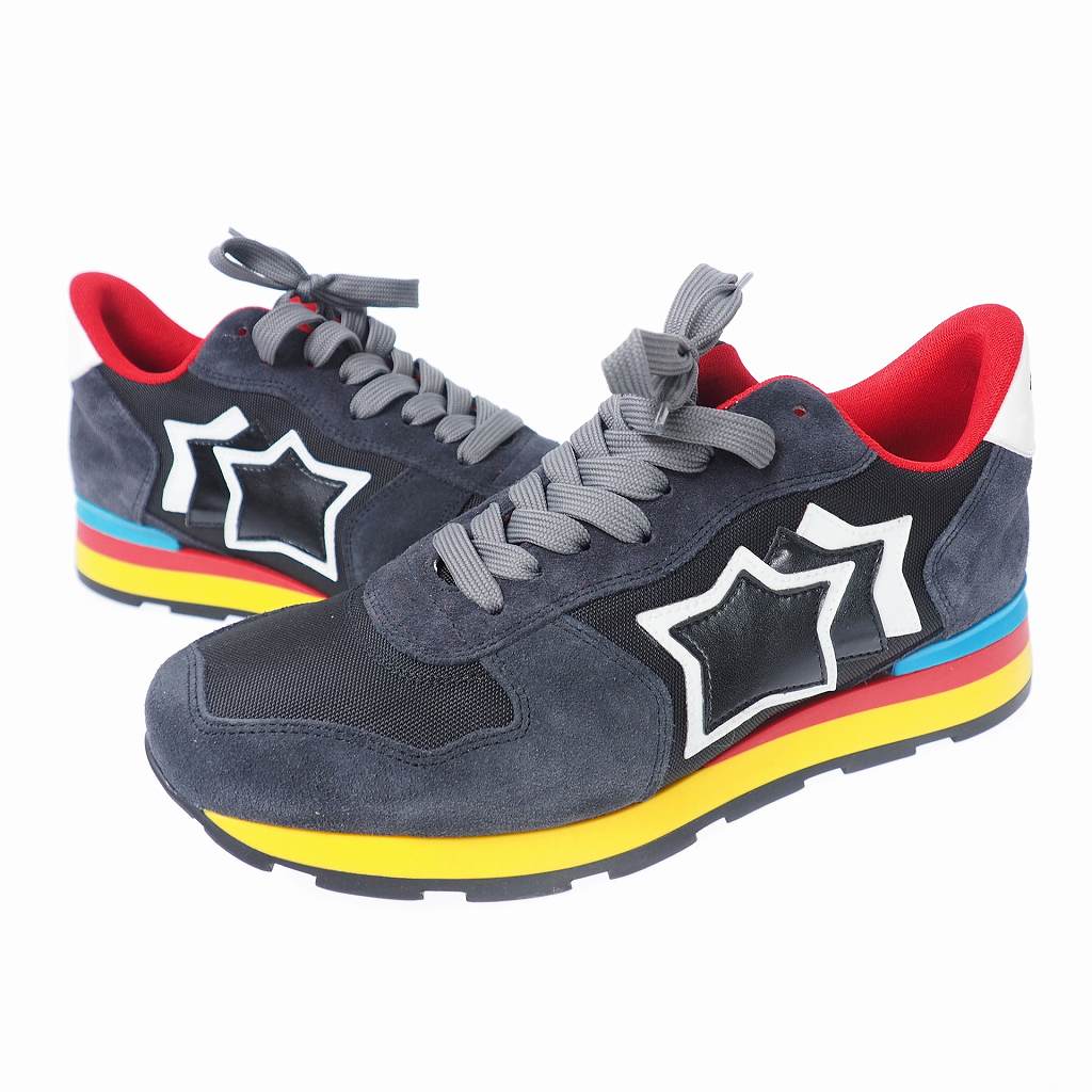 アトランティックスターズ Atlantic Stars Antares アンタレス スニーカー シューズ 星柄 41 ブラック 黒 メンズ 140 ベクトルパーク