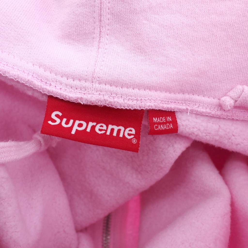 シュプリーム Supreme aw Small Box Zip Up Sweatshirt スモール ボックス ジップ アップ スウェット パーカー M ピンク メンズ 140 ベクトルパーク