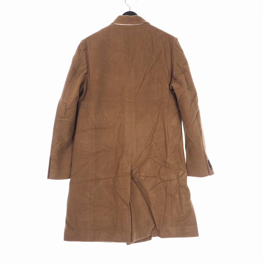 未使用品 The Mssculine マスキュリン ウール チェスター コート ブラウン 茶 メンズ 140 ベクトルパーク
