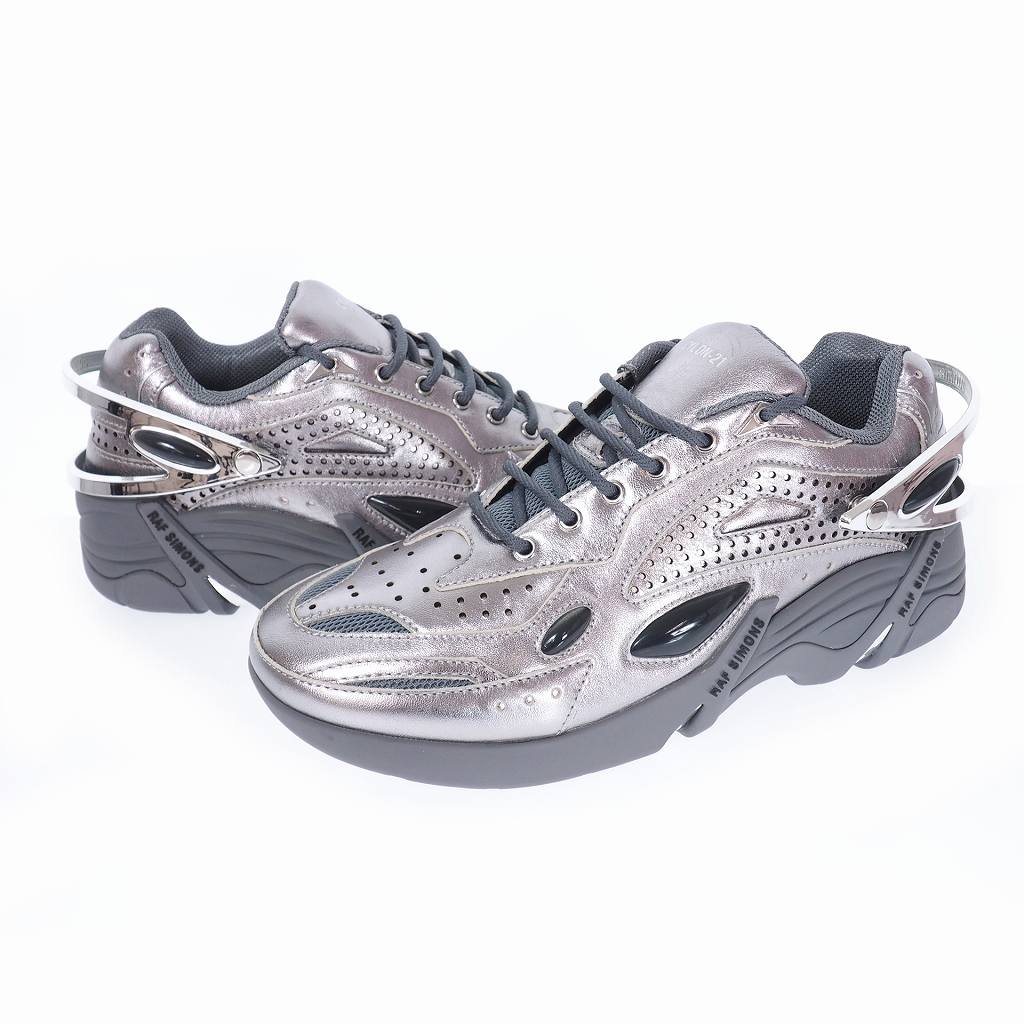 未使用品 ラフシモンズ RAF SIMONS RUNNER CYLON-21 サイロン21 スニーカー 42 27.0cm シルバー HR740003L メンズ 未使用品 ラフシモンズ RAF SIMONS RUNNER CYLON-21 サイロン21 スニーカー 42 27.0cm シルバー HR740003L メンズ