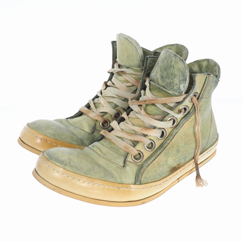 A Diciannoveventitre A1923 Augusta オーガスタ ホースレザー ハイカット スニーカー ブーツ 6 メンズ 140 ベクトルパーク