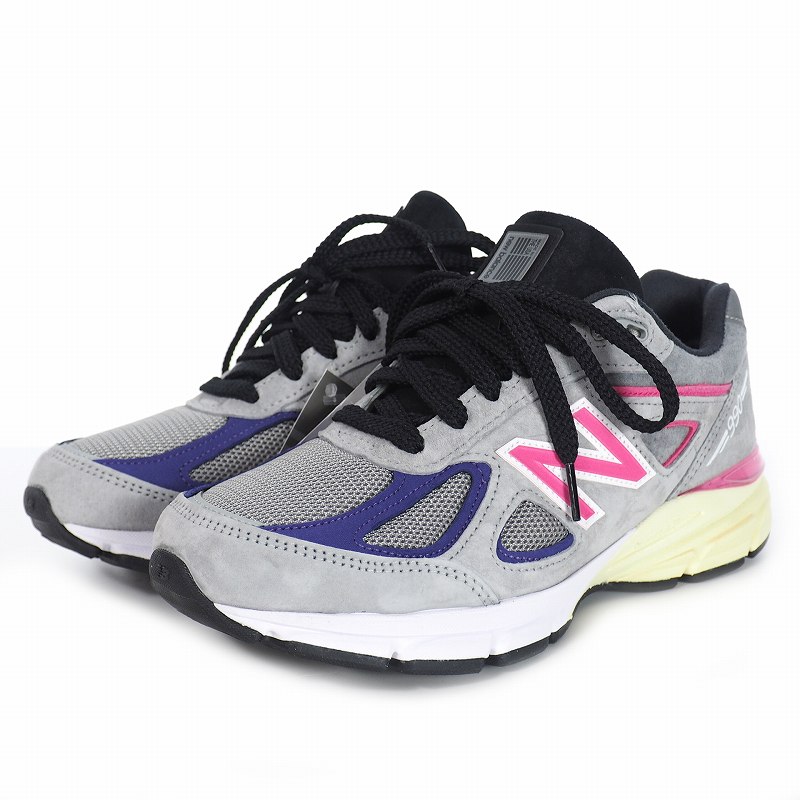 ニューバランス New Balance キス Kith M990kt4 スニーカー ユナイテッド アローズ サンズ Us7 25cm グレー パープル ピンク メンズ 140 ベクトルパーク