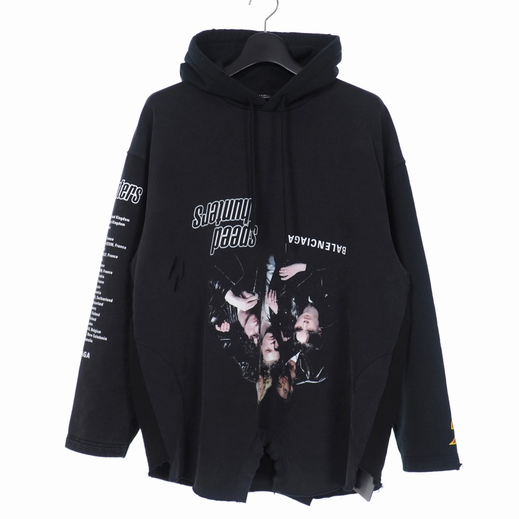 未使用品 バレンシアガ BALENCIAGA 22AW Speed Hunter Upside Down 最大80%オフ パーカー スウェット オーバーサイズ 新品未使用バレンシアガ パーカー