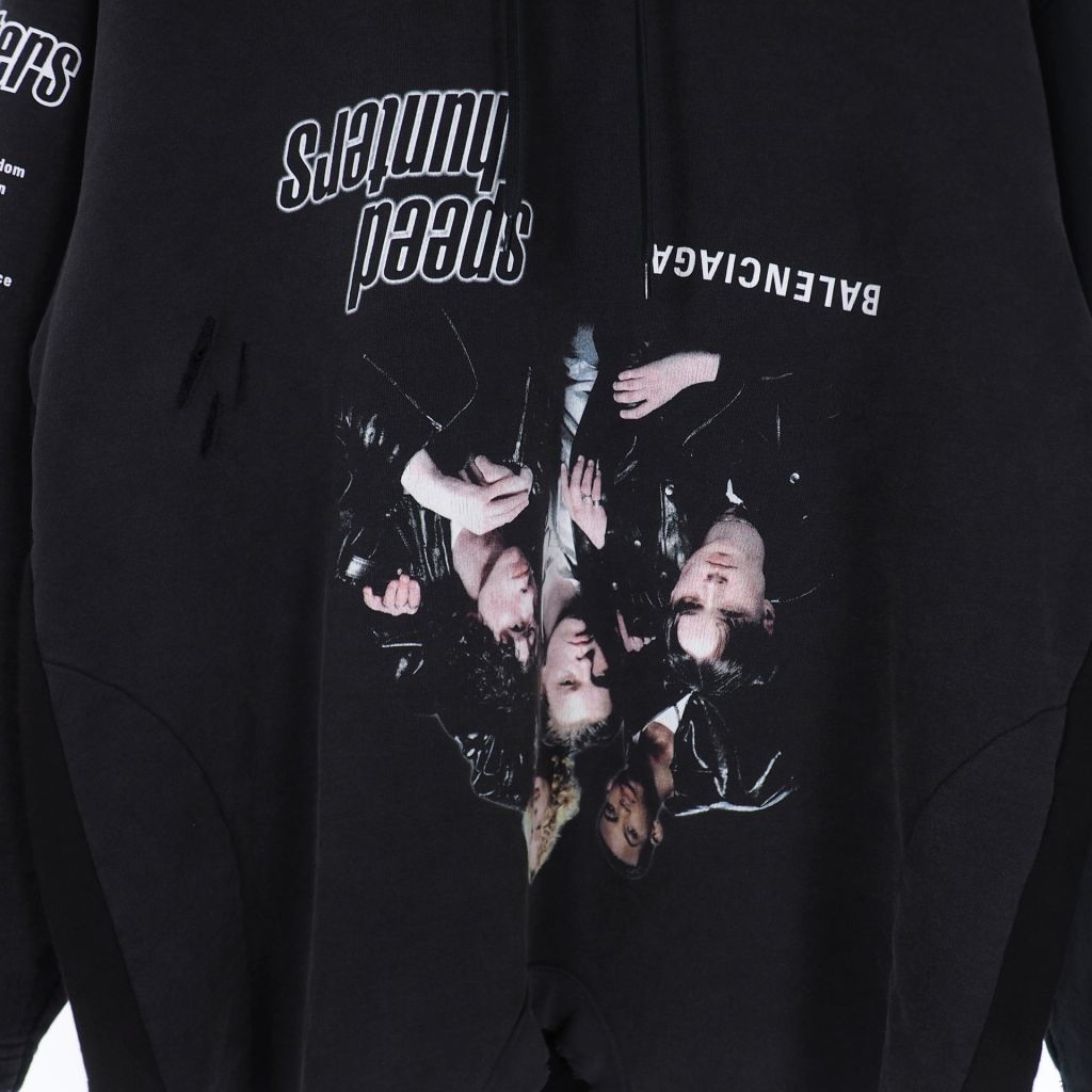 未使用品 バレンシアガ BALENCIAGA 22AW Speed Hunter Upside Down 最大80%オフ パーカー スウェット オーバーサイズ 新品未使用バレンシアガ パーカー