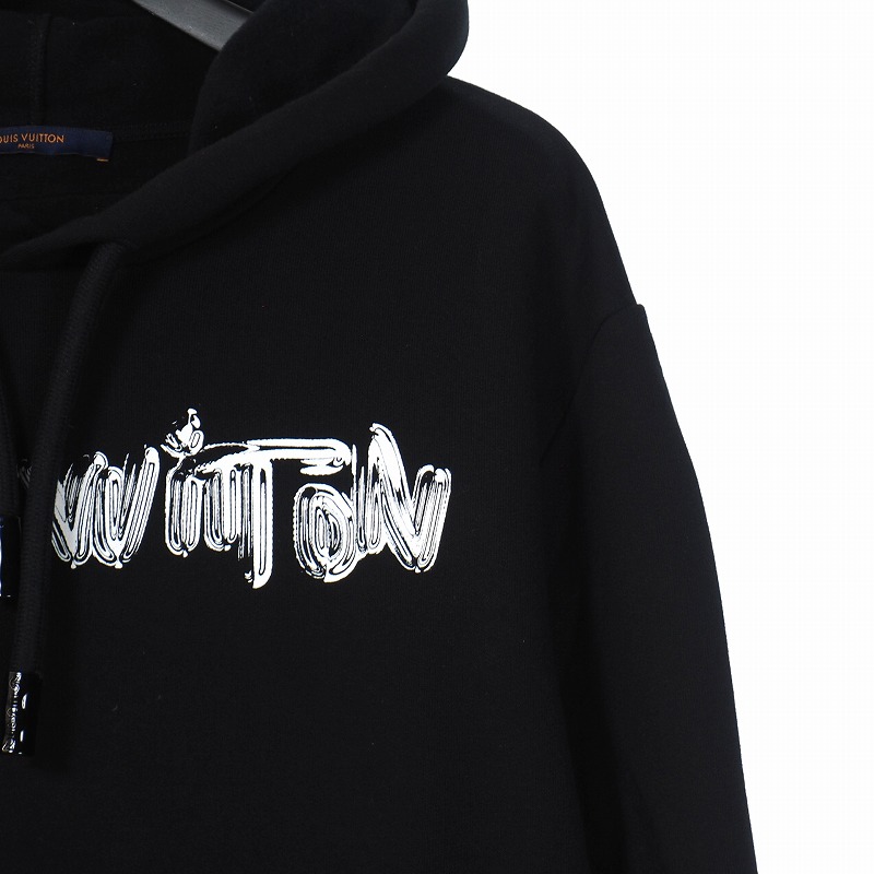 22SS LOUIS VUITTON ルイヴィトン グラフィックロゴ パーカー