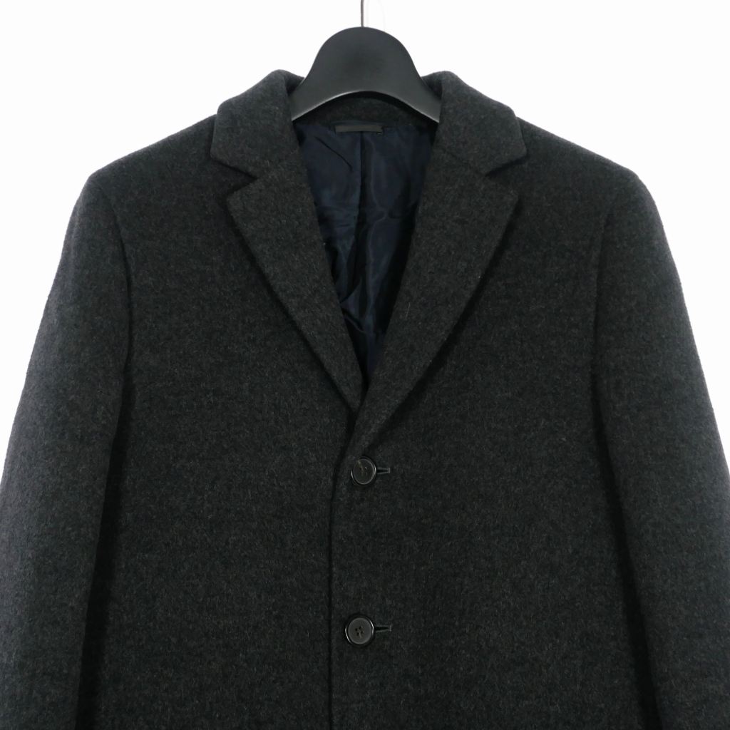 ジルサンダー JIL SANDER チェスターコート ダブルフェイス ウール 48