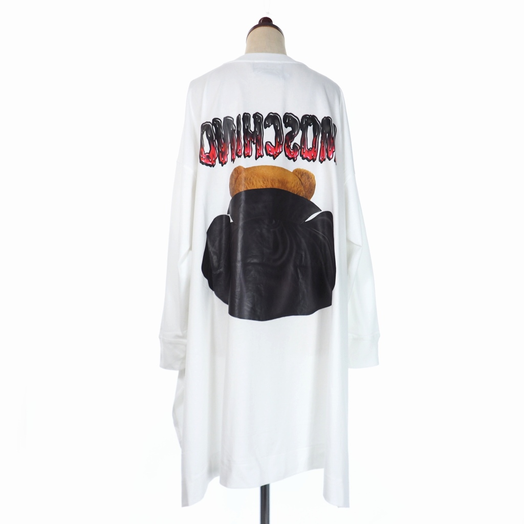 未使用品 モスキーノ MOSCHINO 20SS バッド テディベア プリント 