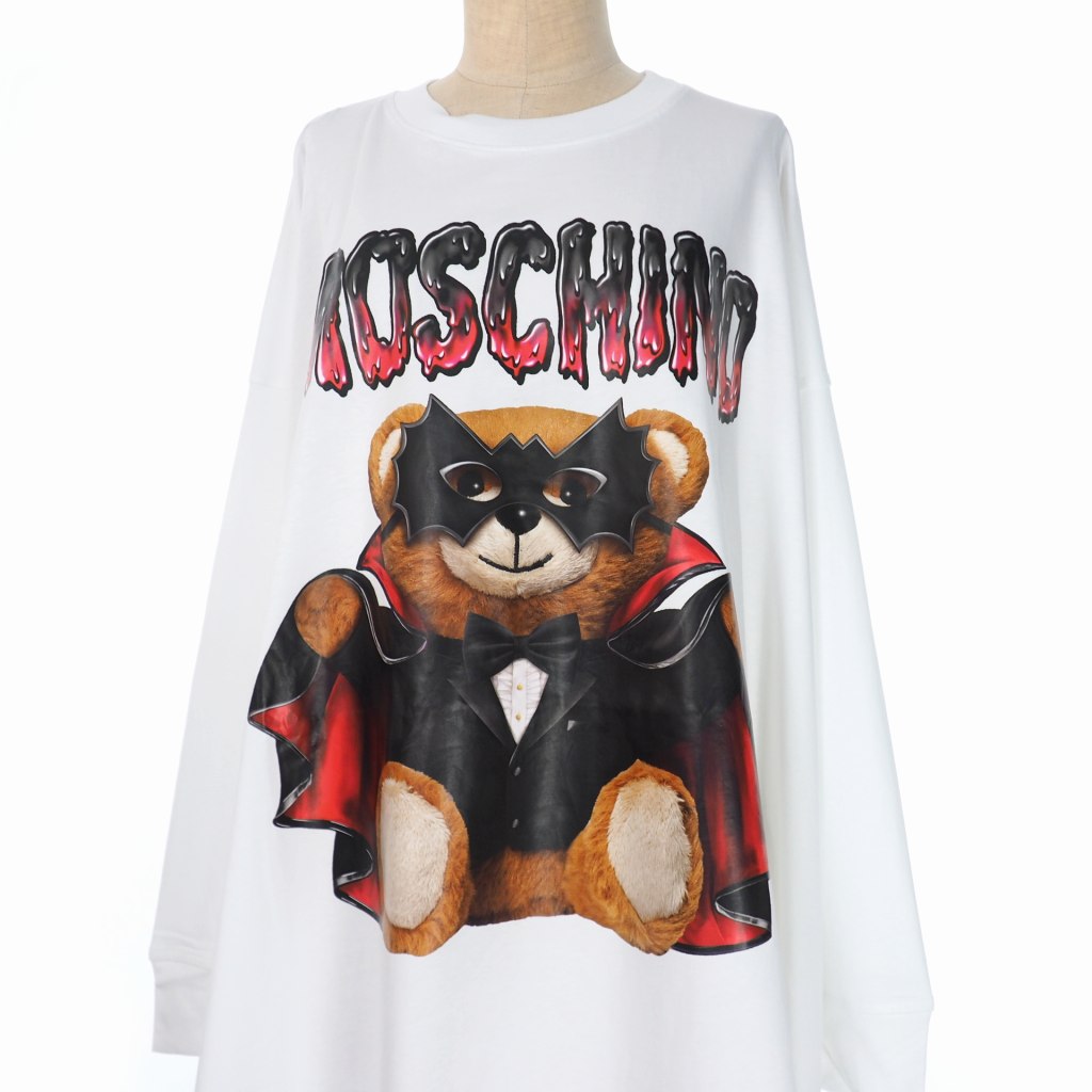 未使用品 モスキーノ MOSCHINO 20SS バッド テディベア プリント  