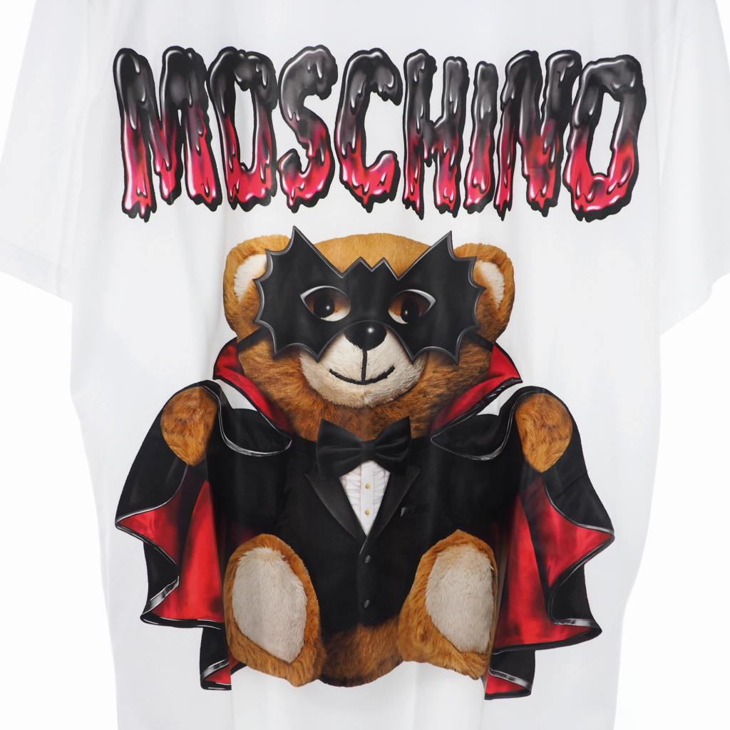 モスキーノ MOSCHINO 20SS バッド テディベア プリント Tシャツ  