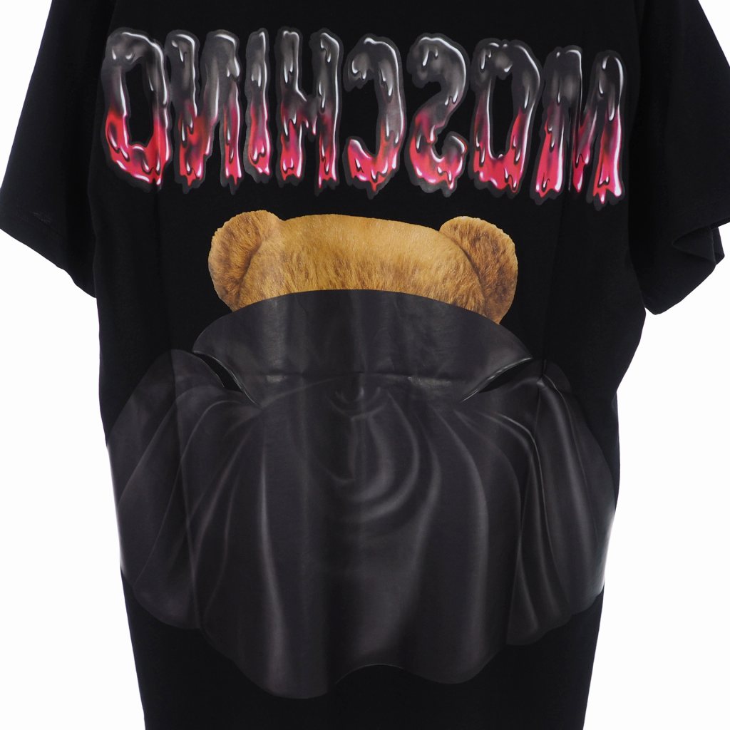 未使用品 モスキーノ MOSCHINO 20SS バッド テディベア プリント T  