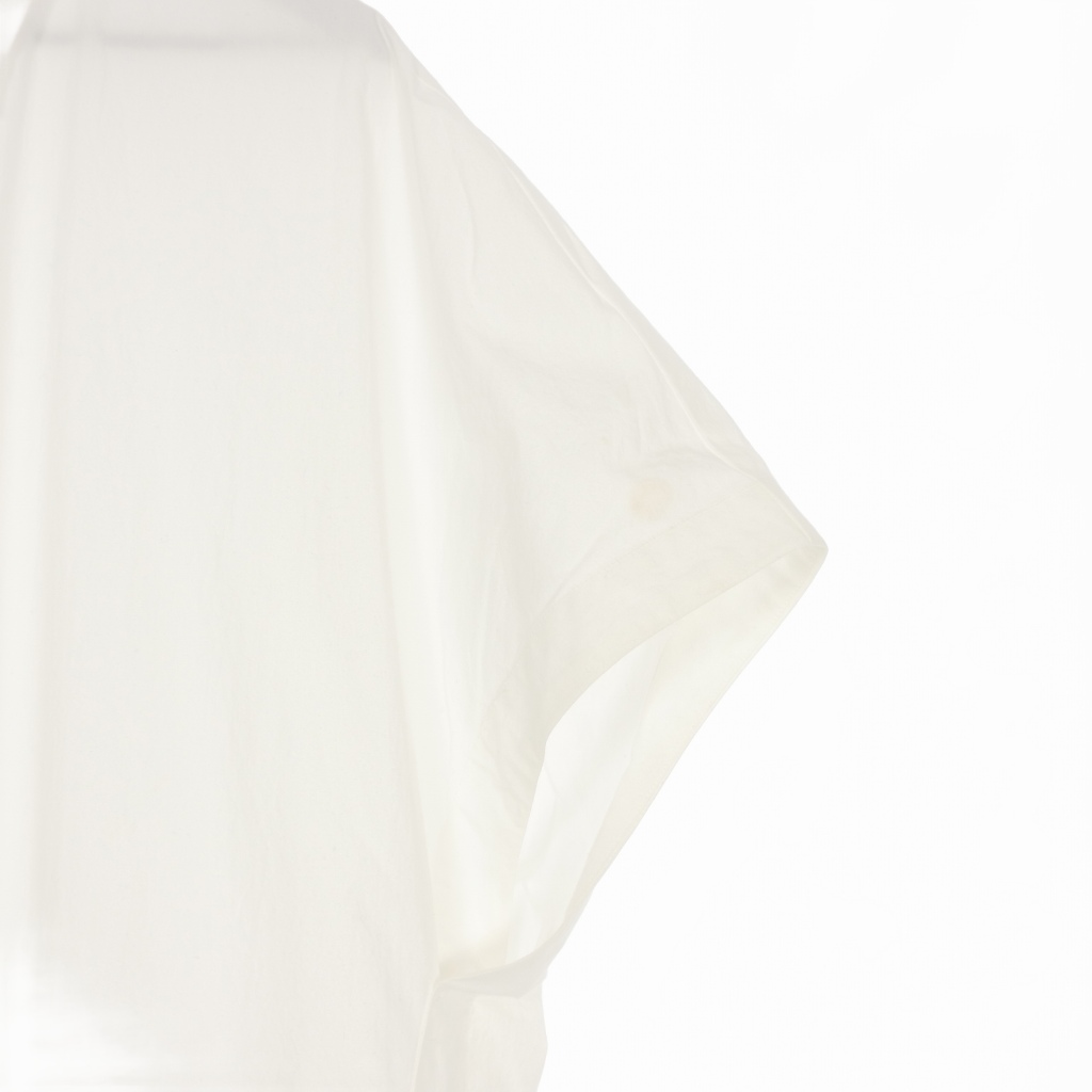 シセ Sise 半袖 ロングシャツ コート 1 白 ホワイト IS-SH-05 メンズ