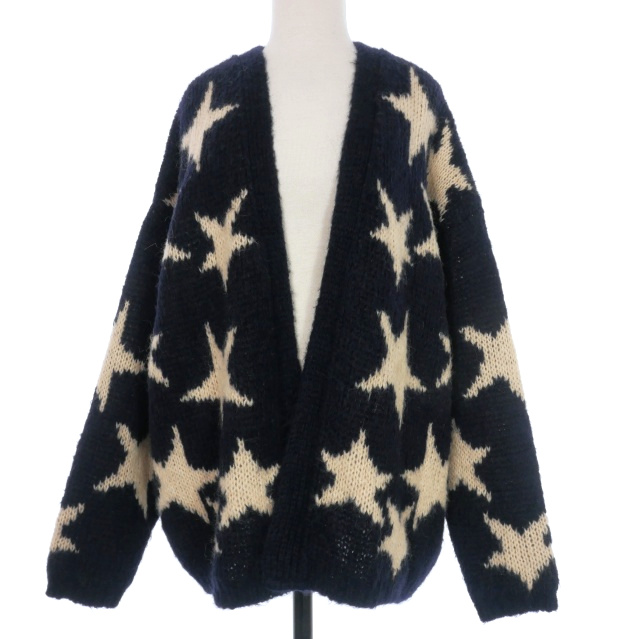 エッセンシャルアントワープ Essentiel Antwerp 星柄 モヘヤ ニット 