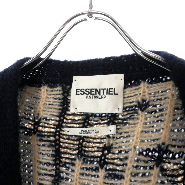 エッセンシャルアントワープ Essentiel Antwerp 星柄 モヘヤ ニット 