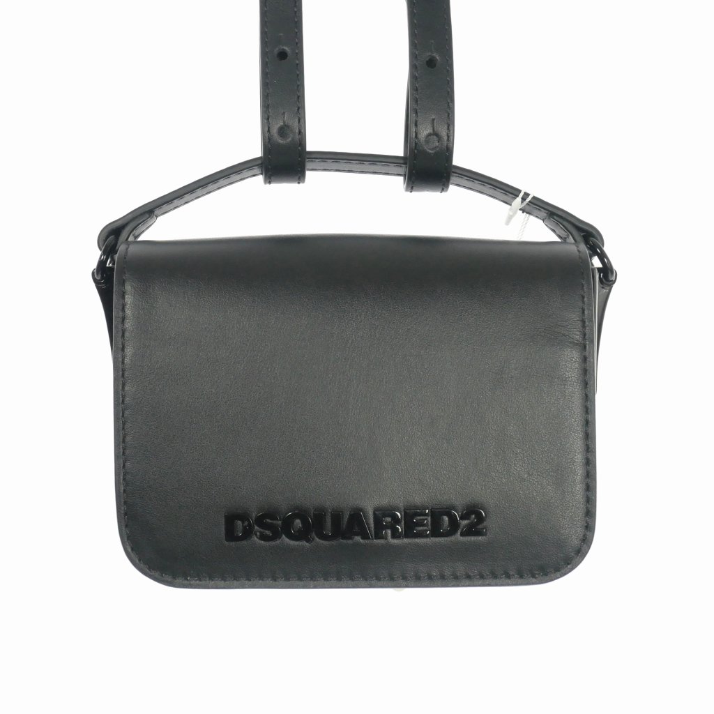 ディースクエアード DSQUARED2 23SS ミニ ロゴ クロス レザー ボディ 