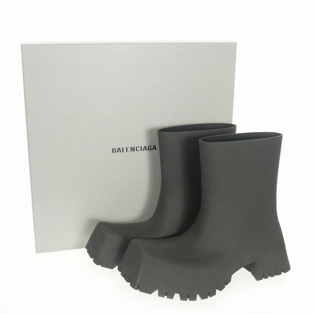 バレンシアガ BALENCIAGA TROOPER RUBBER トルーパー ラバーブーツ 