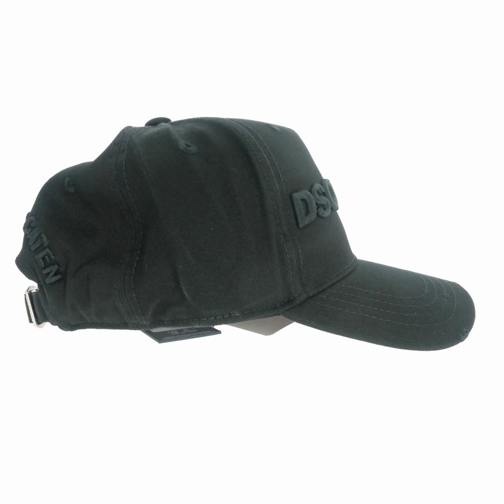 未使用品 ディースクエアード DSQUARED2 21AW ロゴ刺繍 キャップ 帽子