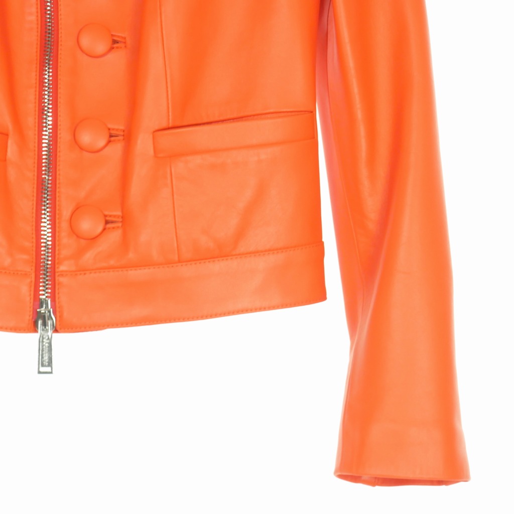 ディースクエアード DSQUARED2 22AW シングルライダースジャケット 