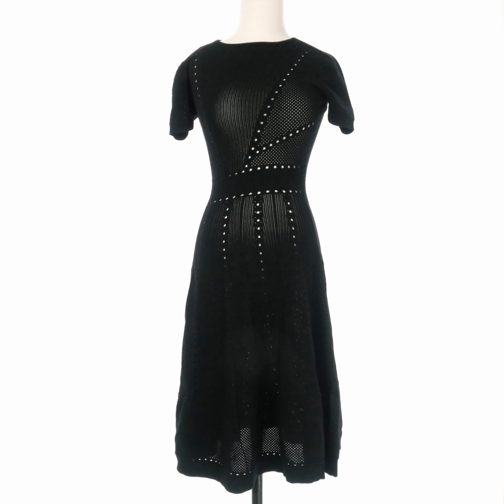 Mサイズ✭ワンピース 半袖 ブラック ディースクエアード DSQUARED2 20SS ニットワンピース ドレス